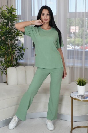 Палаццо костюм женский (ментол) (Лов)