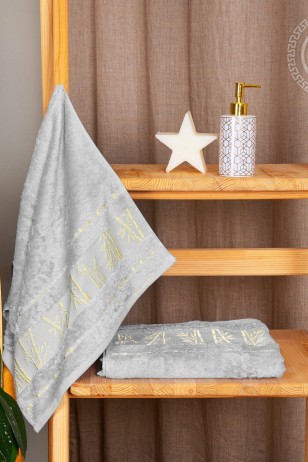 Набор полотенец Бамбук (серый) НПМ-2.Б. (Ар)