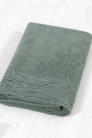 Модерн полотенце махровое (Турция) оливковый ПММ.70.140 (Ар)