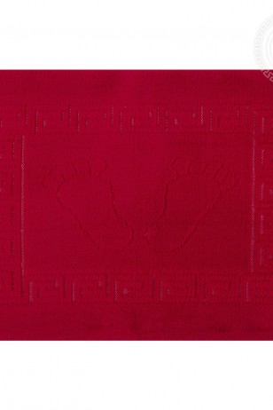 Коврик на резиновой основе НОЖКИ (бордовый) Ножки АртД резин.45*65 (Ар)