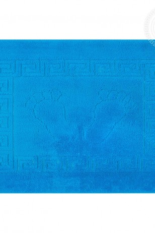 Коврик на резиновой основе НОЖКИ (голубой) Ножки АртД резин.45*65 (Ар)