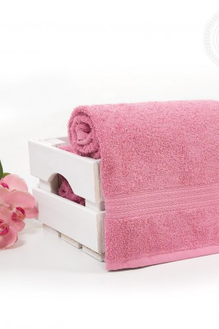 Уют полотенце махровое (Узбекистан) брусника ПМУ.70.140 (Ар)