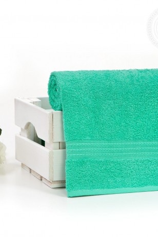 Уют полотенце махровое (Узбекистан) светло-зеленый ПМУ.70.140 (Ар)